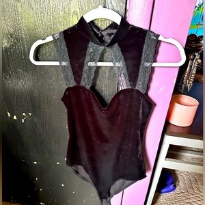 Velvet bodysuit